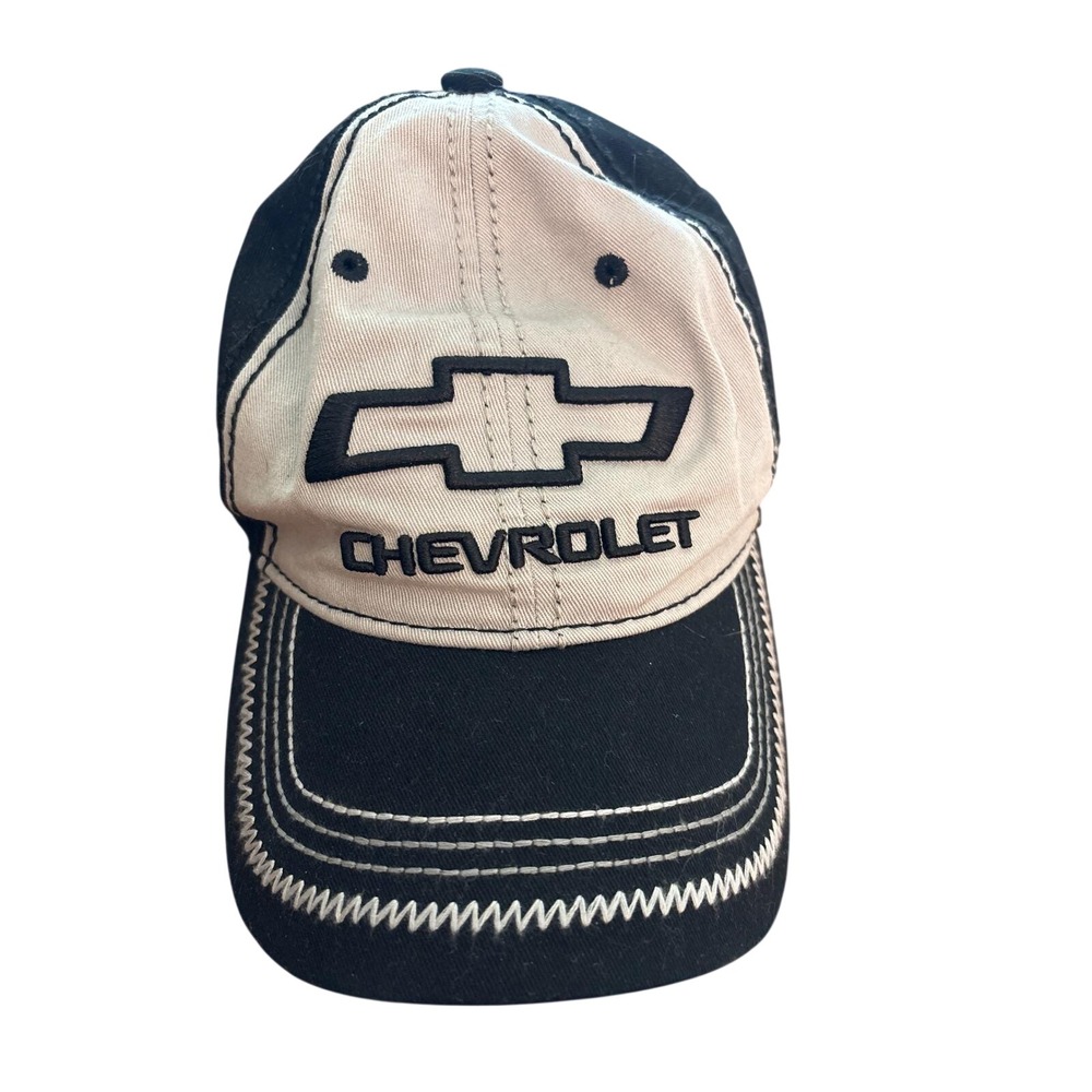 NWT Chevrolet Baseball Hat OSFA Black Vintage Y2K GM‎ Licensed Embroidered Cap
